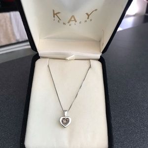 Kay Jewelers rhythm diamond heart necklace